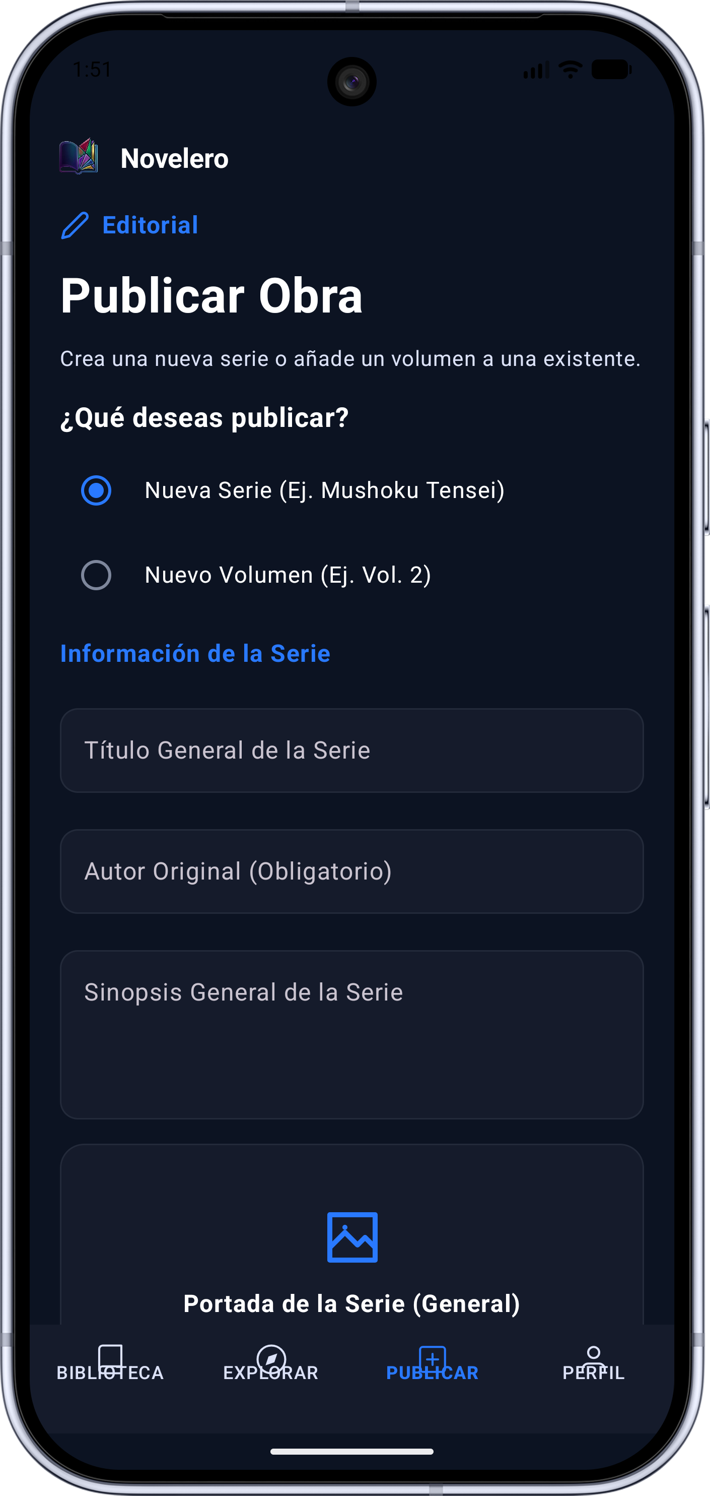 Publicar Obra Novelero